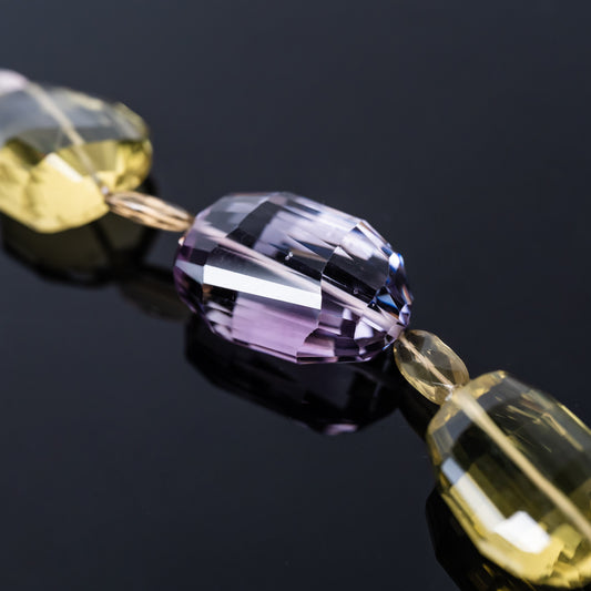 Collana Quarzi Multicolore Lasercut