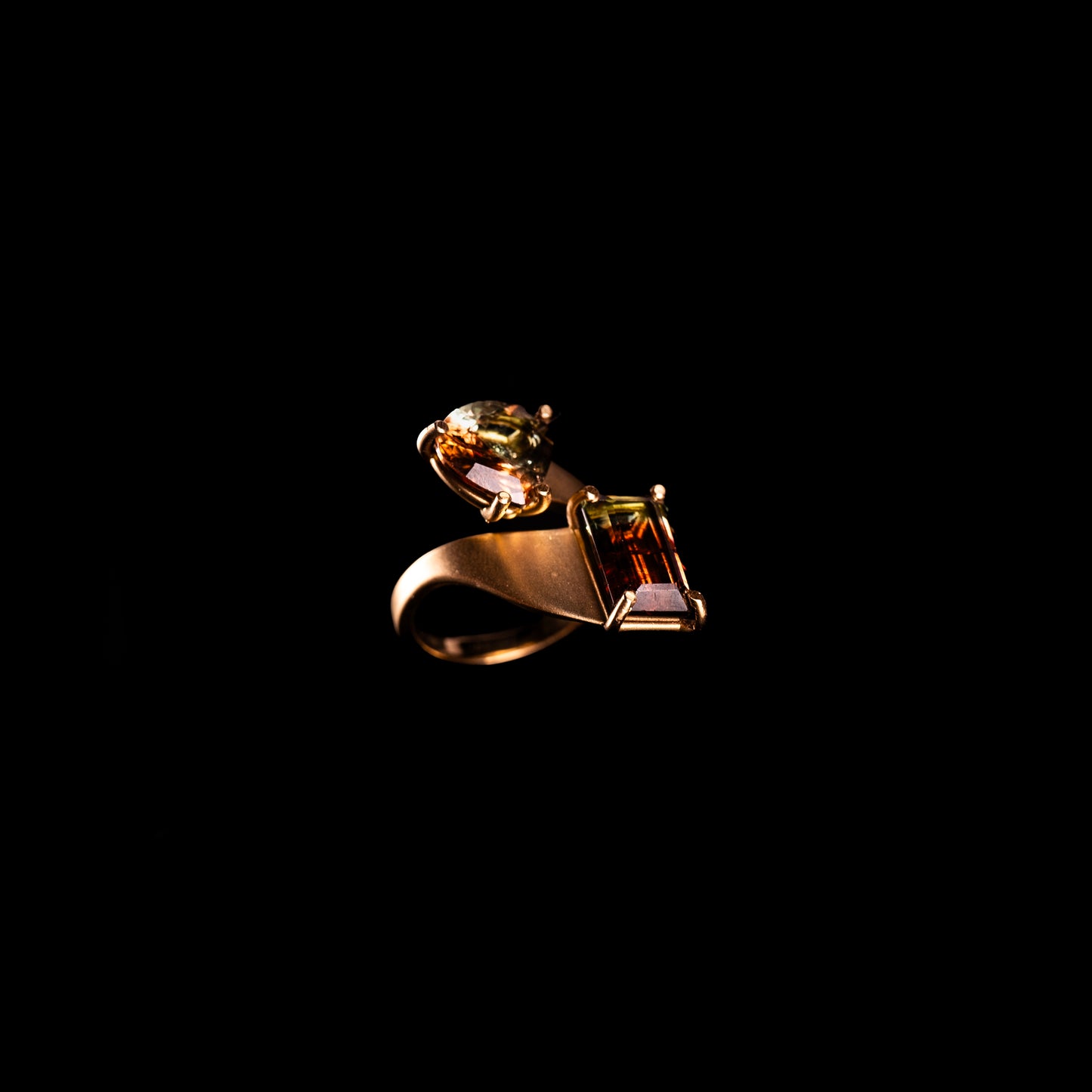 ANELLO LAURA -  TORMALINE - ORO GIALLO 750