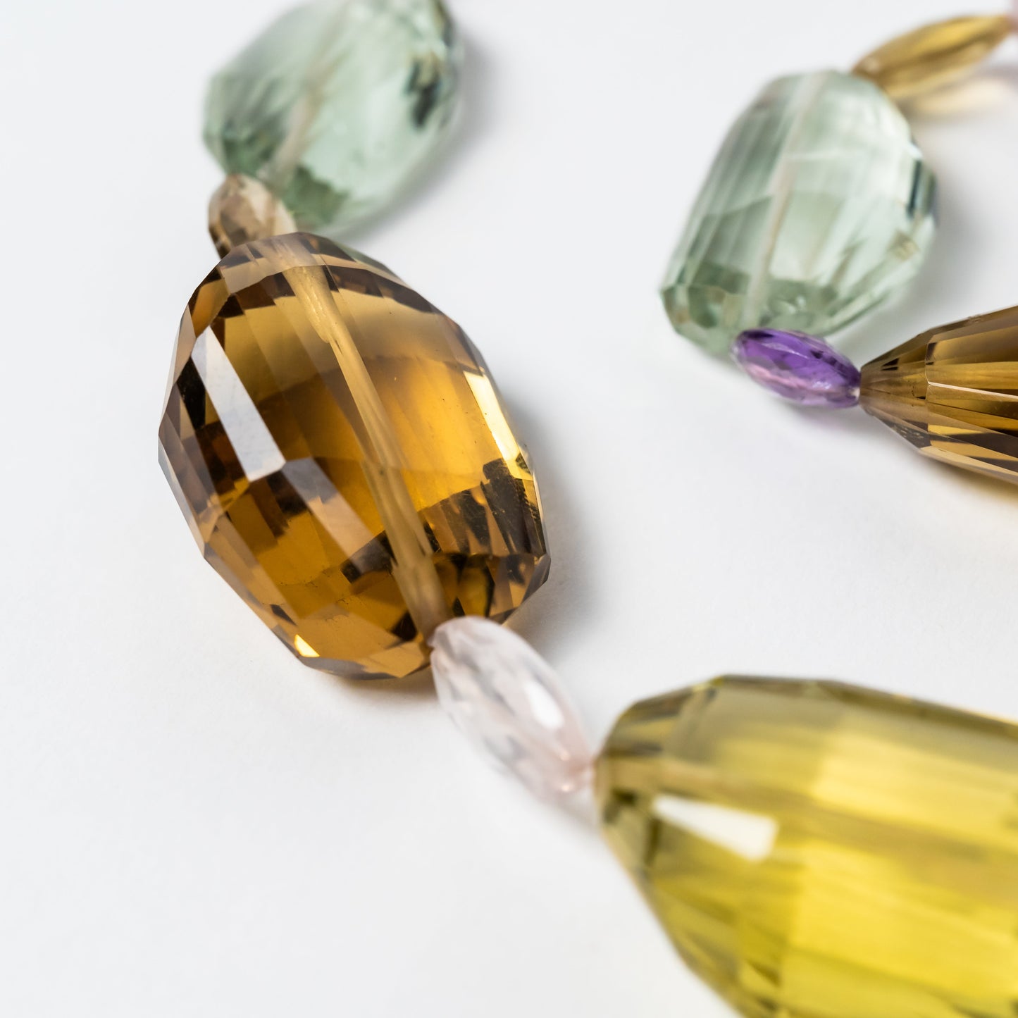 Collana Quarzi Multicolore Lasercut