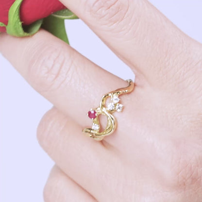 NEXUS LUMINIS: Intrecci di luce con RUBINO e DIAMANTI