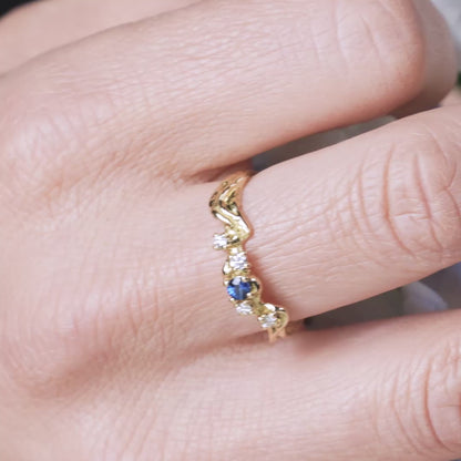 NEXUS LUMINIS: Intrecci di luce con ZAFFIRO e DIAMANTI